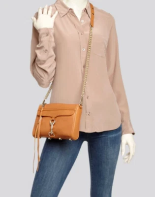 NWT Rebecca Minkoff  Mini M.A.C Crossbody Bag $195 Honey Original Pack - Image 1 of 4
