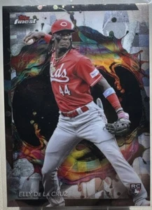 2024 Topps Finest Elly De La Cruz Rare RC!! Reds🔥🔥 - Picture 1 of 2