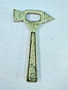 Abridor de botellas de latón vintage/antiguo martillo picahielos ~6" de largo - Imagen 1 de 3