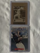 FRANK THOMAS (2) 1993 LEAF TRIPLE PLAY BIG HURT #1 OF 10 1994 Bomb Squad #1 / 10