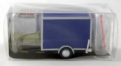 Remolque de caja estándar escala HO con eje único - azul - Atlas #60000102 Foto 1 de 2