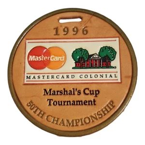 PGA Golf Bag Tag - 1996 50th Colonial National Invitational - Marshall's Cup Vtg - Picture 1 of 2