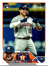 2023 Topps #635 Yainer Díaz NM