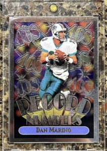 DAN MARINO - 1999 TOPPS CHROME - RECORD NUMBERS - RARE MINT GEM SSP 🐬