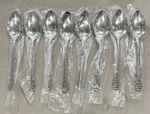 8 cucharas de cubiertos de acero inoxidable Northland en fundas originales Japón “rollos” - Imagen 1 de 4
