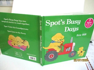 SPOT'S BUSY DAYS Eric Hill 2 SPOT LIFT-THE-FLAP STORIES hardcover - Picture 1 of 9