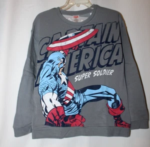 Marvel Captain America Sweatshirt Boys Size XL 14/16 BRAND NEW - Picture 1 of 3