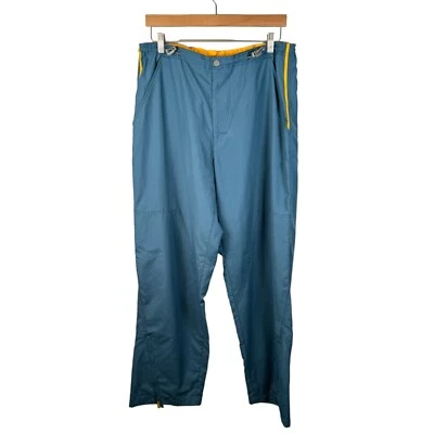 Vintage Levi’s Silvertab Pant Men MX34 Blue 90s Y2K Windbreaker Hiking Ankle Zip - Image 1 of 4