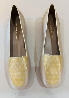 ANTONIO MELANI Empire Platino Cuero Verde Oliva Talla 7.5 Foto 1 de 4