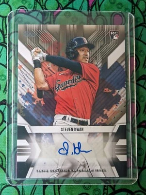 STEVEN KWAN Auto ⚾ 2022 Topps UK Edition RC BSA-SK Autograph Cleveland Guardians - Image 1 of 2