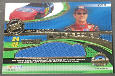 Jeff Gordon Jimmie Johnson 2005 Press Pass Eclipse Double Cover #DC3 (27/340) - Image 1 of 2