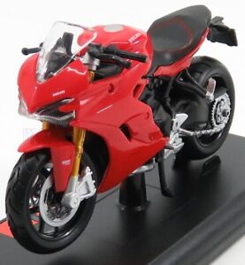 Maisto 1/18 Die-Cast Ducati SUPERSPORT S 2017 Model Motorcycle Bike Rosso Corsa