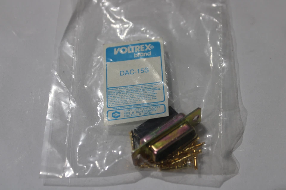 Conectores VOLTREX DAC-15S Foto 1 de 1