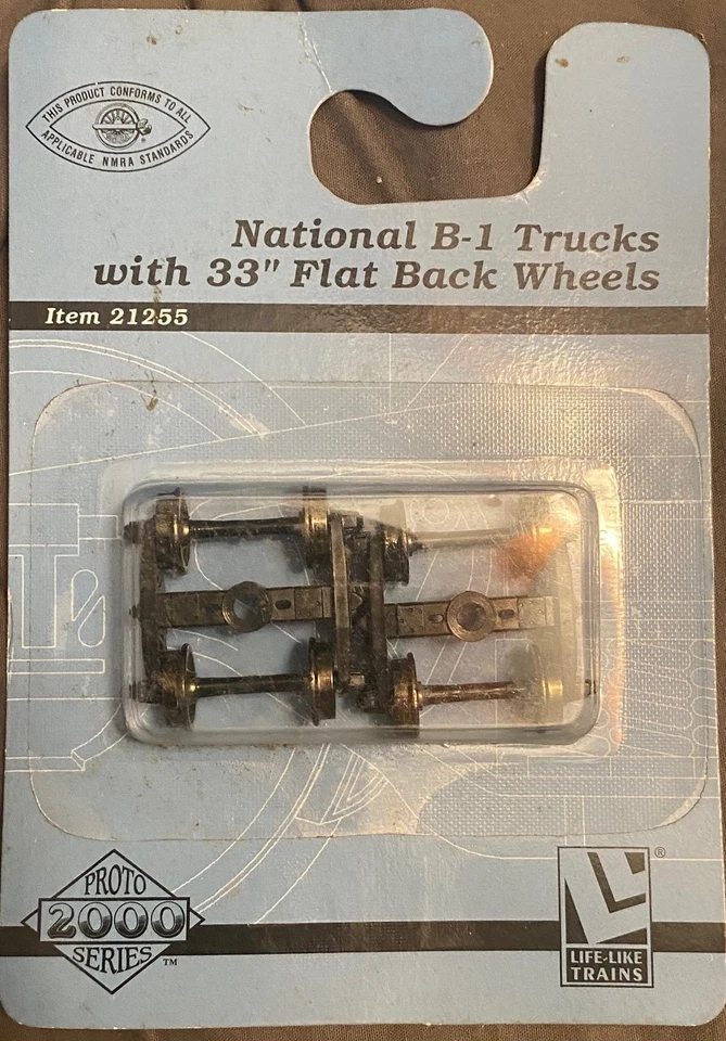 Life-Like Proto 2000 Ho - National B-1 Trucks w/33" FB Wheels - 21255 - Image 1 of 1