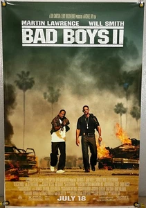 BAD BOYS II DS ROLLED ORIGINAL ONE SHEET MOVIE POSTER LAWRENCE SMITH (2003) - Picture 1 of 1