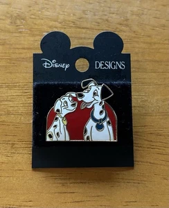 Disney 101 Dalmatians Pogo & Puppy Dog Pin 1990 Vintage - Picture 1 of 3