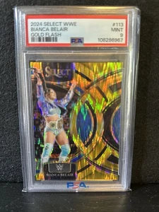 2024 WWE Select BIANCA BELAIR 'GOLD FLASH' #'d/10! PSA 9!🔥Pop 1🔥 - Foto 1 di 2