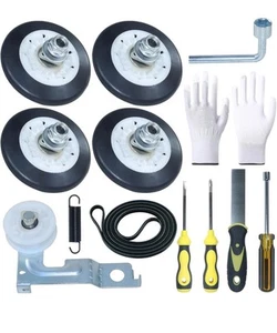 4581EL2002C Dryer Repair Kit dryer roller kit Includes 4400EL2001F Dryer Belt - Picture 1 of 9