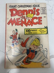 Dennis the Menace Giant Christmas Issue 1955 Comic Golden Age - Picture 1 of 6