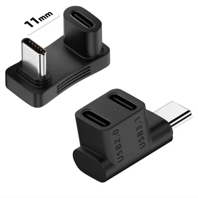 Male to Female For Steam Deck 2in1 Connector Type-C USB C 100W Charging Adapter - Image 1 of 4