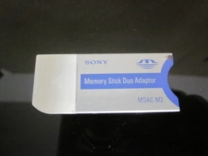 Sony MSAC-M2 Genuine Camera Memory Stick Duo Adaptor Adapter - Picture 1 of 4