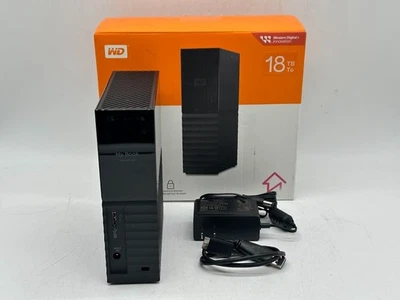 Disco duro externo de escritorio WD My Book USB 3.0 18 TB (WDBBGB0180HBK-NESN) Foto 1 de 4