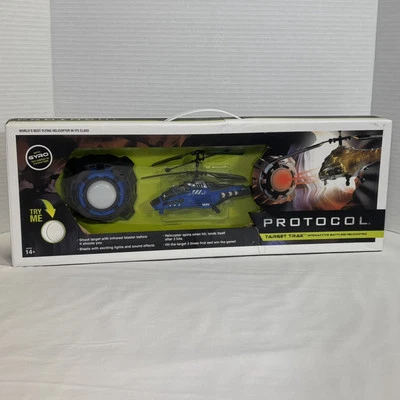 PROTOCOL Target Trak Interactive Battling Radio Controlled Helicopter W/Target - Image 1 of 4