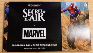 MTG Secret Lair: Spider-Man Daily Bugle Breaking News RAINBOW FOIL - Sealed 🇺🇸 - Picture 1 of 3