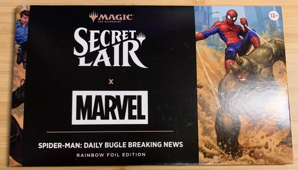 MTG Secret Lair: Spider-Man Daily Bugle Breaking News RAINBOW FOIL - Sealed 🇺🇸 - Image 1 of 3
