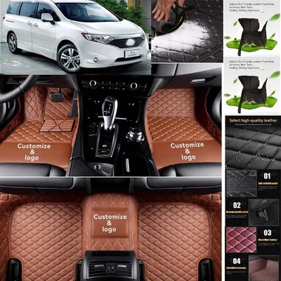 For Nissan Quest Car Floor Mats Custom Luxury Waterproof Auto Liners Carpets - Изображение 1 из 4