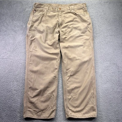 Carhartt FR Pants Mens 40x30 Tan Beige Flame Resistant Cargo Workwear Relaxed - Image 1 of 4