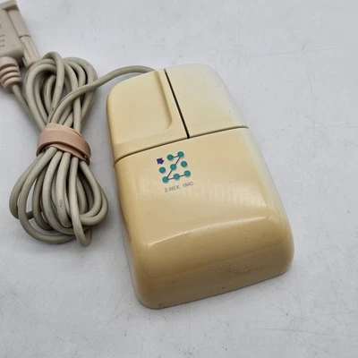 Vintage Retro Z-NIX E6Q SUPER MOUSE X31 2 Button DB-9 Ball Computer Mousr MAC - Image 1 of 4