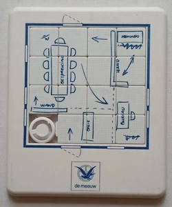 11 091 Geduldspiel-Schiebefix-Werbung „De Meeuw Orischot B.V. Niederlande“ - Bild 1 von 2