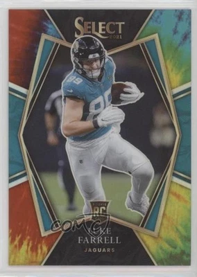 2021 Panini Select Premier Level Tie-Dye Prizm /25 Luke Farrell #194 Rookie RC - Image 1 of 2
