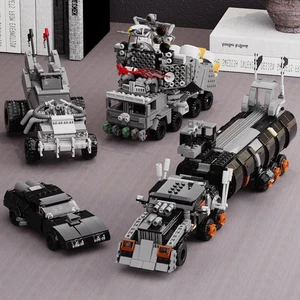 1934PCS MOC Mad Max Doof Wagon Car Truck DIY Building Blocks Movie Model Set - Picture 1 of 8