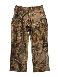 Pantalones cargo Cabelas para hombre 38 X 30 ajuste regular franela caza camuflaje - Imagen 1 de 3