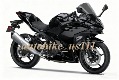 Kit de carenado para Kawasaki Ninja 500 2024-2025 ABS inyección carrocería negra brillante Foto 1 de 3