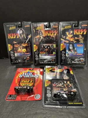 Johnny Lightning 1997 KISS #1-Simmons #2-Frehley #3-Stanley #4-Criss Lote 5 Foto 1 de 4