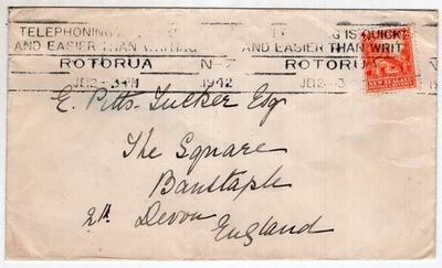 NEW ZEALAND, 1942, COVER TO UK, NICE! - Image 1 of 2