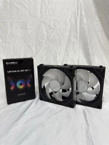 Lian Li Uni Fan SL-INF 120 RGB Infinity Mirror ARGB - 2 Pack W/Controller - Photo 1/3