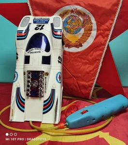 VINTAGE PORSCHE 917 K SPIELZEUG C-569 DICKIE BATTERIEBETRIEBEN FERNBEDIENUNG GERMANY 1970 FUNKTIONIERT - Bild 1 von 24