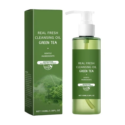 Green Tea Cleanser 100ml Gentle Cleansing Oil For Makeup Facial Skin Care Moistu - Image 1 of 4