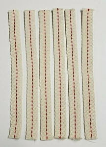 6 PACK - #2 OIL LAMP WICKS 3/4 X 9 FOR BRASS PLATED OIL BURNERS COTTON 29916JQ - Picture 1 of 3