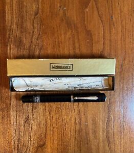 MINT Morrison´s 'The Tourist' Fountain Pen w/ Box, Printed Tissue, Original Tag