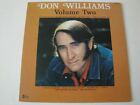 Volume 2 Don Williams Vinyl Lp Atta Way To Go, Down The Road I Go 1975 Canada Ex