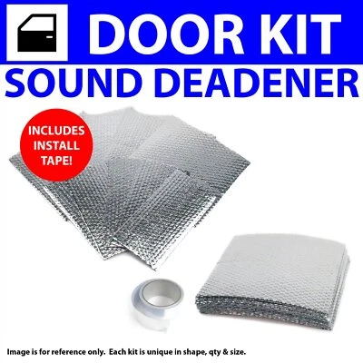 Amortiguador de calor y sonido Ford Mustang 1979 - 1993v kit de 4 puertas + cinta de costura 19350Cm2 Foto 1 de 4