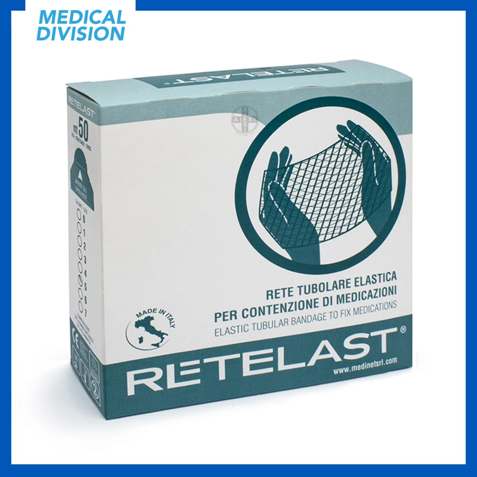 Rete Tubolare elastica per medicazione in rotolo calibro 0-1-2-3-4-5-6-7-8-9-10