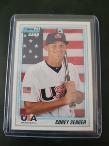 2010 Corey Seager Topps 1st Bowman  USA Baseball Texas Rangers All Star