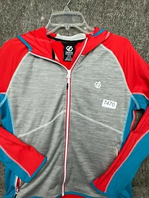 Dare 2B 女式夹克轻便风壳拉链连帽衫 XL 12 码 — 第 1/4 张图片