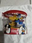 Disney Parks Mickey And Friends Vinyl Bath Toys W Bag Complete